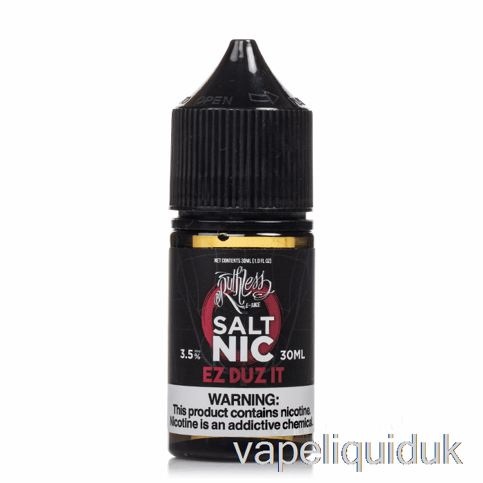 EZ Duz It - Ruthless SALT - 30mL 10mg Vape Juice